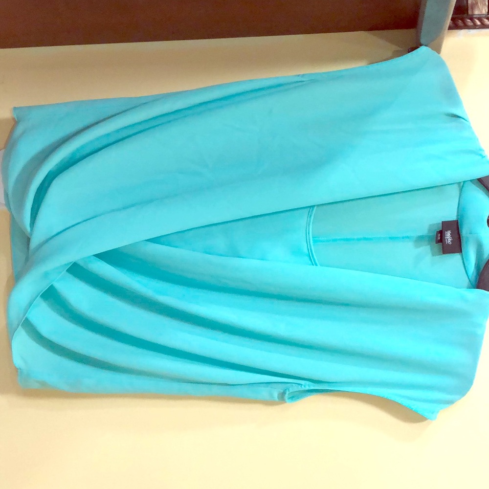 Size XS light teal blouse